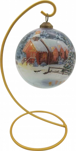 Professional customization christmas decoration  pendant ornament glass balls for crafts