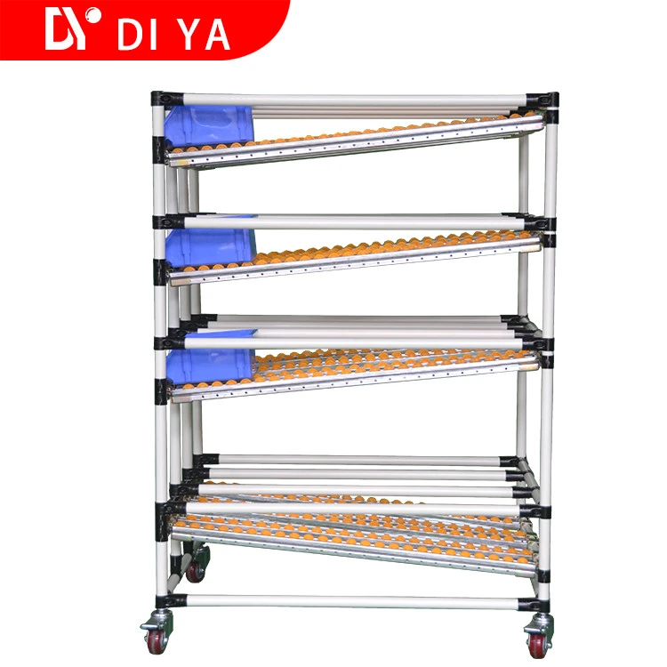 Professional customization industrial plastic coated lean pipe joint rack