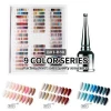 Professional factory direct supply full range of solid color women uv gel nails polish kit