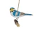 Import Promotion Decorative Wall Home Decoration Hanging Hand Carved Wooden Birds Toy from China