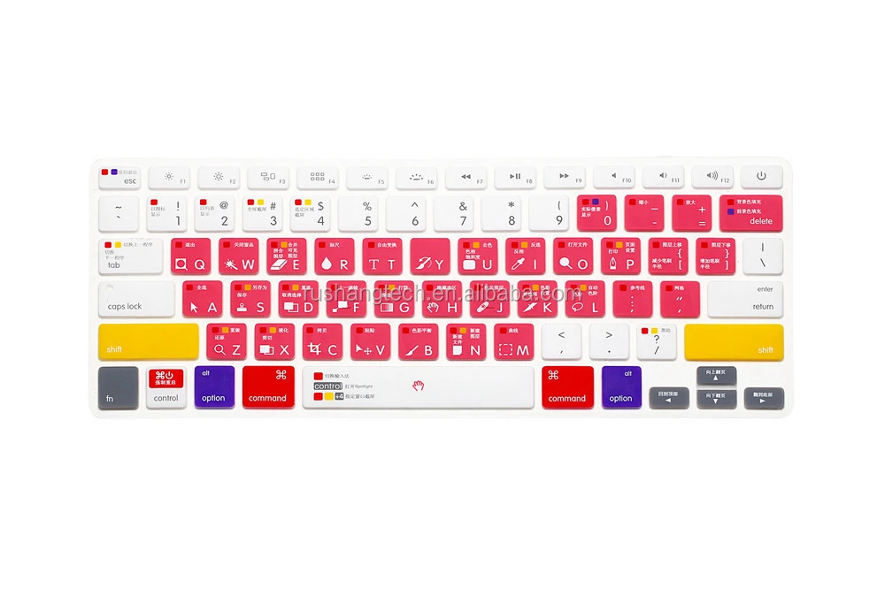PS Shortcut Keyboard Cover for Macbook Air 13&quot;