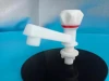 Quality raw materials 1/2 white plastic faucets water sink kitchen tap