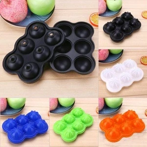 Quiki Round Ice Ball Mold Eco-Friendly Soft Ice Cube Tray Cooling Drinking Party Tool Kitchen Bar Ice Mould