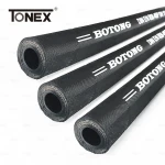 R1 R2 steel wire braided flexible hydraulic rubber hose pipe