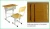 Import Reading Table and Chairs Adjustable Double School Desk And Chair Prices For School Furniture from China