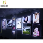 real estate agent window display led advertising light box pocket poster