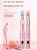 Import Rechargeable professional dermapen electric led photon derma pen stamp vibrating derma pen used  microneedle beauty from China