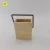 Import Rectangle Shape Natural Color Wood Bucket With Metal Handle from China
