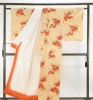 Red chrysanthemum pattern used kimono