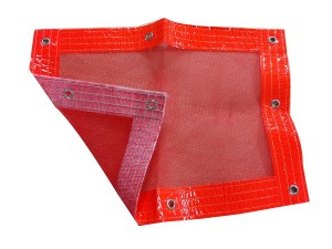 Red HDPE plastic netting / Construction netting / Safety netting with red border made in Vietnam