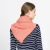 Import Red Solid plain color women winter knitted scarf shawl with hat from China