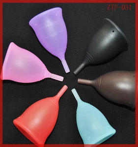 Reusable hygiene medical lady Menstrual Cup  + Silicone Sterilizing Cup