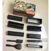 Rice Ball Maker Household Cylindrical Barrel Sushi Mold Model DIY Seaweed Tool Bazooka Machine Black White Box Time