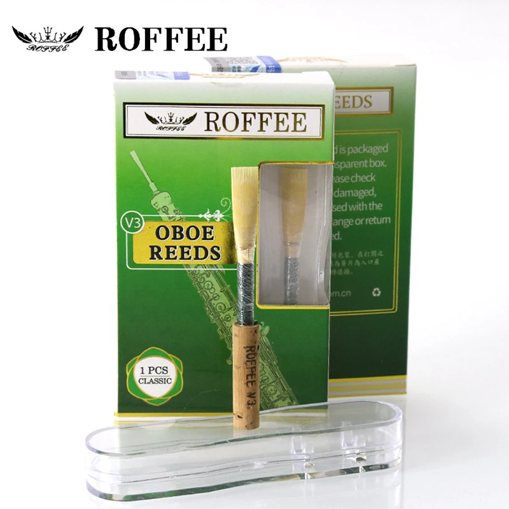 ROFFEE Woodwind Musical Instrument Parts Accessories 1 pcs Oboe Reeds Reed V3 Beginners Model,Super Soft