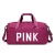 Import Roneer custom logo large capacity Pink Travel duffle bags gym women waterproof sports travel bag from China