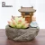 Import Roogo monk polyresin flowerpot for desktop decor from China