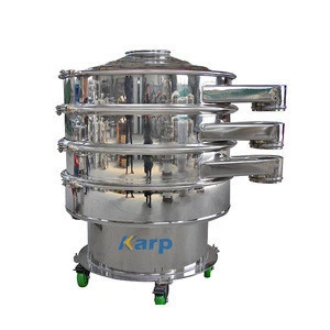Rotary grading vibrating sieve machine for /cereal powder/rice/cocoa bean