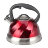 safe kitchen appliances stainless steel whistling kettle/bell sound pot/red tea kettle