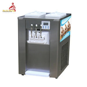 Sale Table Top 3 Flavor Chinese Cheap Maker Frozen Yogurt Soft Serve Ice Cream Making Machine Commercial Soft Ice Cream Machine