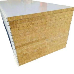Sandwich Panel /exterior Wall Thermal Insulation Board for Building Steel Material mineral woolBoard Metal Customized SF