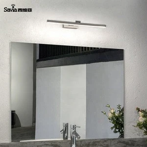 Savia led waterproof IP44 aluminum adjustable 12W light led bathroom mirror front lamp wall surface mount make up vanity light