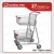 Import SCE-1 metal material two tiers supermarket carts shopping trolley from China