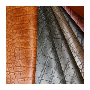 scratch-resistant Embossed Crocodile skin upholstery Handbags synthetic Leather