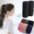 Import Seamless Cotton Thick Black Hair Band Elastic Hair Ties No Damage Hair Rings Ponytail Holder from China