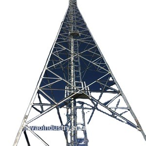 Self Supporting Long Range Cordless Phone Transmitter And Receiver Gsm Steel Lattice Telecommunication Tower