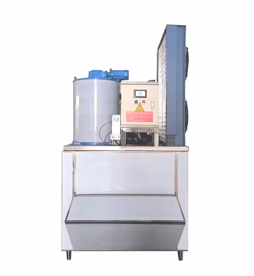 Semi-Sealed Screw /Piston Type Compressor Factory Direct Selling Ice Chipper Flake Machinery