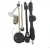 Import Set of Go Kart Steering Wheel Assembly 110CC Tie Rod RACK Adjustable Shaft Great from China