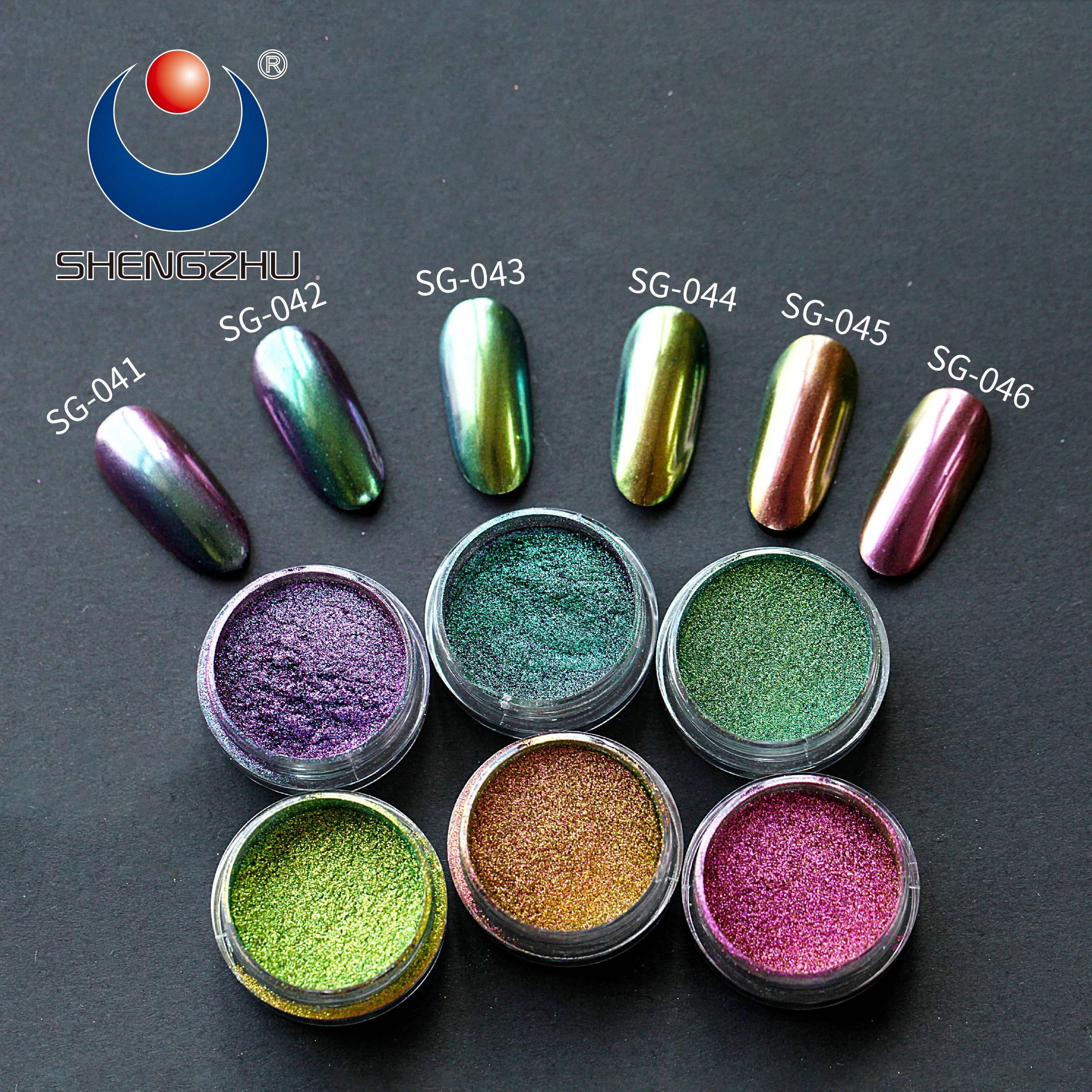 Shengzhu Loose Glitter Chameleon Pigment Micas Pigments Powder