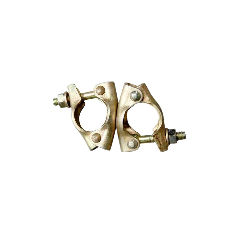 Shenze Xinyuan  formwork accessories bs1139 en74 scaffolding pressed double coupler swivel clamp for ladder steel pipe fasten