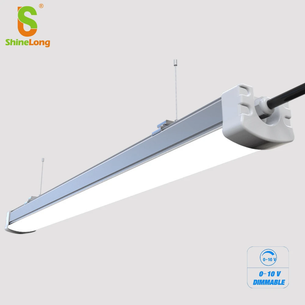 ShineLong 1200mm 40w 3hours lithium battery ip65 tri-proof light led rechargeable emergency light