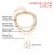 Import SHIXIN Multi layer Necklace in Gold Jewelry Flat Snake Chain Collars U Shape Chain Necklace Coins Portrait Pendant Necklace from China