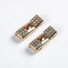 Shoelaces buckle diamond lazy shoelace buckle metal tie free accessories elastic shoelaces accessories