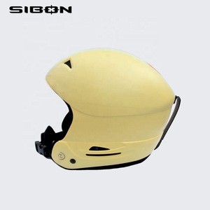 SIBON B0822109 8 air vents ABS shell removable goggle lock strap wahable liner classic ski helmet for kids