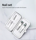 Silubi professional manicure set 5pcs nail care tools kit cosmetic manicure pedicure set SLB-I001
