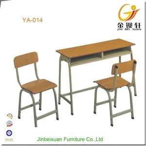Single School Desk And Chair Used School Furniture YA-015