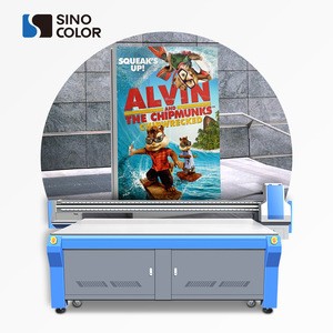 SinoColor digital printer uv led curing leather furniture printing machine FB-2513