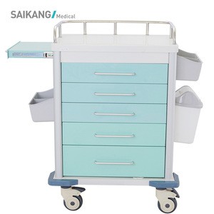 SKR040 Cheap Medical Device Emergency Trolley
