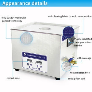 Skymen 10L Ultrasonic Cleaner with Heater Timer 240W