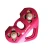 Import Small climbing anodized aluminum double cable pulley from China