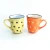 Import Small Coffee Tea Water Cup New Design Drinkware Gift Ceramic Mug Sets Custom Color Polka Dots Ceramic Coffee Mugs from China