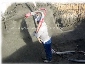 Small construction dry wet cement spray pump shotcrete machine price