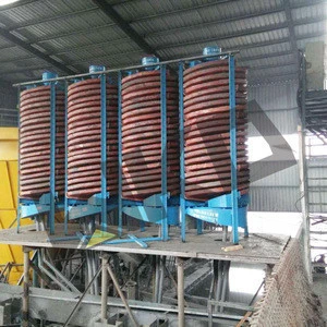 Small mineral gold spiral separator for ore tin spiral concentrator