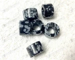 Snowflake tunnel ear plugs body piercing jewelry