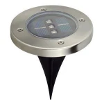 Solar Powered Ground Lights, 3 LED Solar Path Lights Outdoor Waterproof Garden Lighting