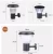 Import solar waterproof wall light 4.5W, 5V deck light 2000 cycling yard post light solar lamp outdoor wall mount with LiFePO4 battery from China