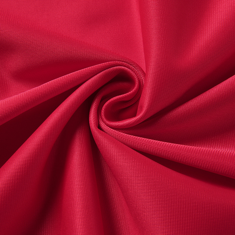 Red Polyester Buy Solid Color Bright Red Polyester Fabric Accept Customized Factory ...